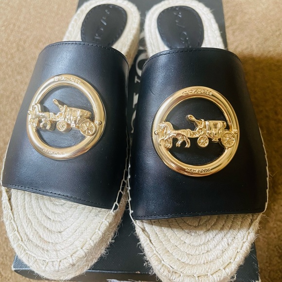 NEW COACH CAMILLE Espadrille size 6.5B - Picture 1 of 3